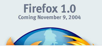 Firefox 1.0 release